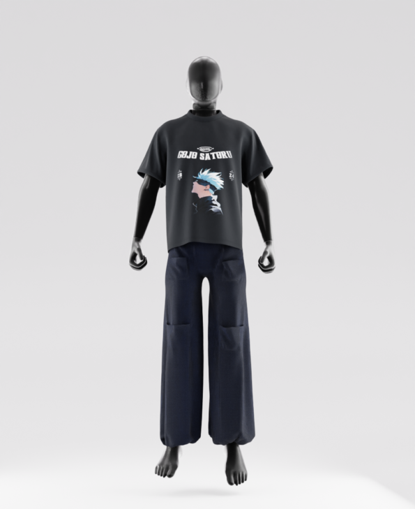 Gojo Satarou Black Regular Tee