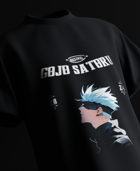 Gojo Satarou Black Regular Tee